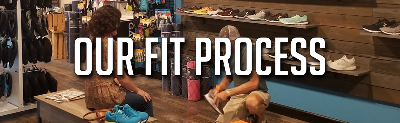 run shoe fitting process